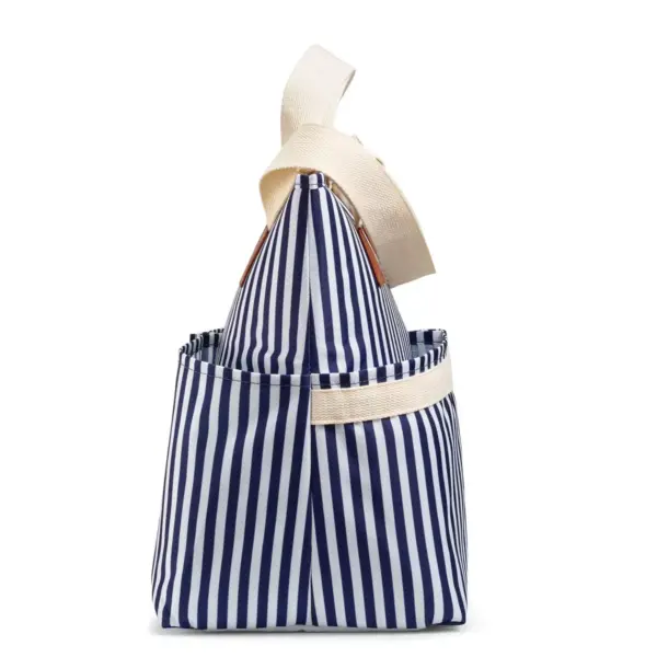 Fit & Fresh Foundry Wine 9.6qt Cooler Tote - Navy Stripe