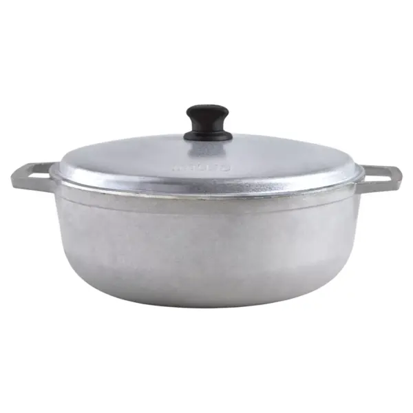 IMUSA Cast Aluminum Caldero (Dutch Oven) with Lid - 6.9 Qt