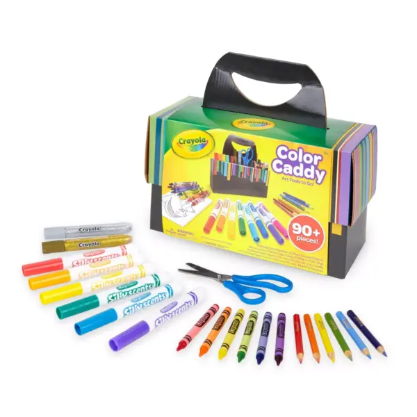 Crayola 90pc Color Caddy Art Tools