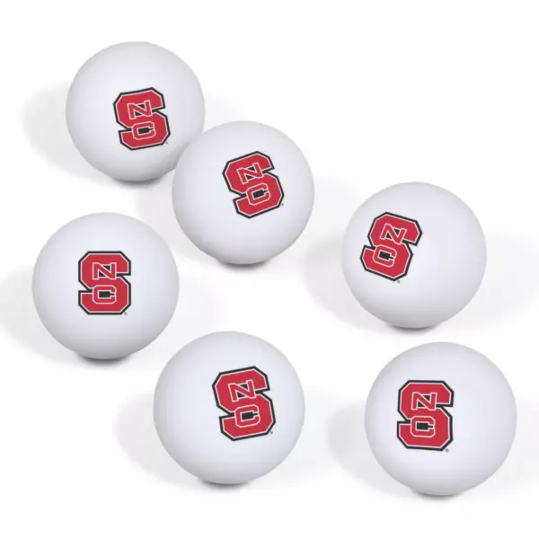 NCAA North Carolina State Wolfpack Table Tennis Balls 6pk