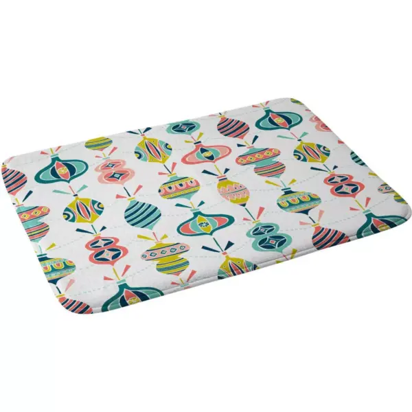 24"x36" Decorated Bath Mat White - Deny Designs