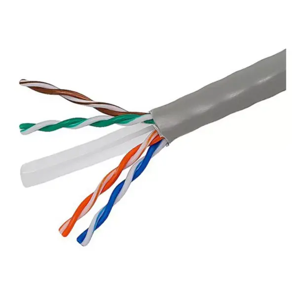 Monoprice Cat6 Ethernet Bulk Cable - 1000 Feet - Gray | Network Internet Cord - Stranded, 550Mhz, UTP, Pure Bare Copper Wire, 24AWG