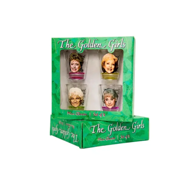 Just Funky The Golden Girls Shot Glasses Set of 4