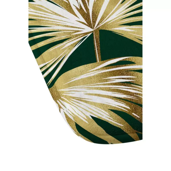 Marta Barragan Camarasa Golden Palms Bath Mat Golden - Deny Designs