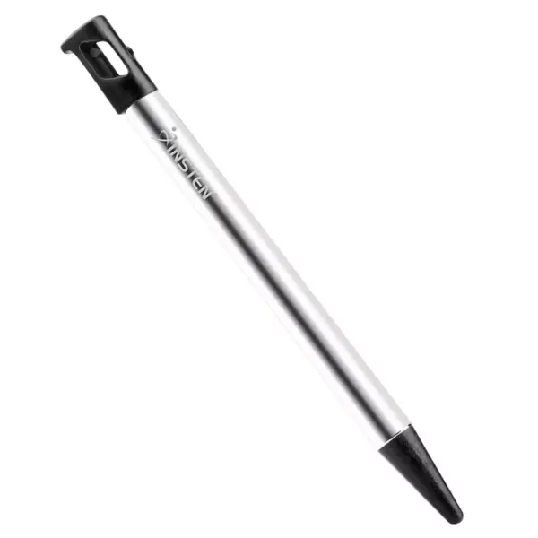 INSTEN Metal w/ Black Cap Retractable Stylus compatible with Ninendo 3DS