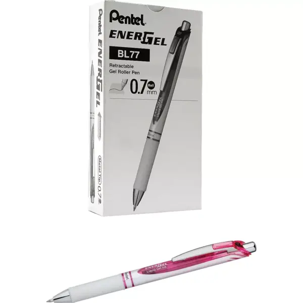 Pentel EnerGel Pearl Deluxe RTX Liquid Gel Ink BL77PWP-A