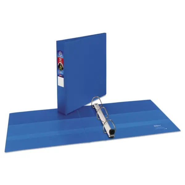 Avery Heavy-Duty Binder with One Touch EZD Rings 11 x 8 1/2 1 1/2" Capacity Blue 79885