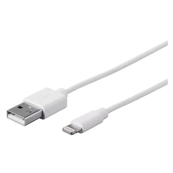 Monoprice Lightning to USB Charge & Sync Cable - 3 Feet - White | Apple MFi Certified for iPhone X, 8, 8 Plus, 7, 7 Plus, 6, 6 Plus, 5S , iPad Pro