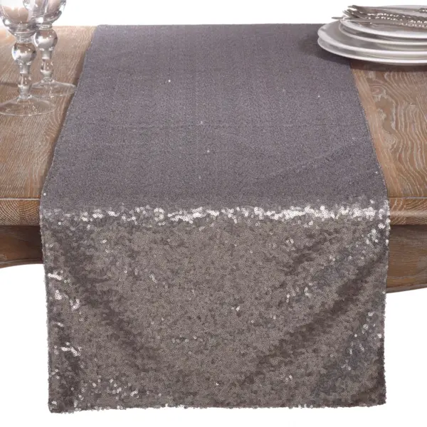 Pewter Solid Napkin - Saro Lifestyle