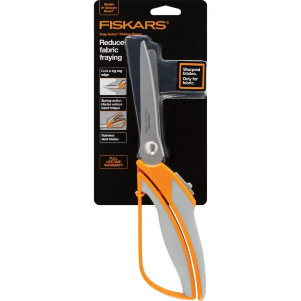 Fiskars Easy Action Pinking Shears 10.5"