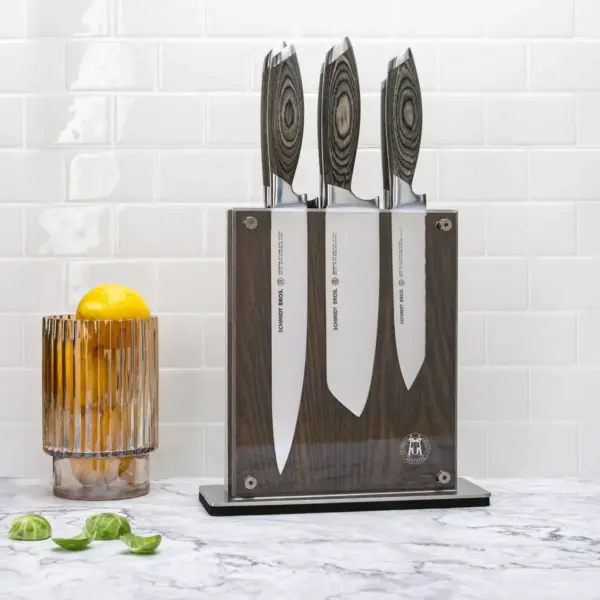 Schmidt Brothers Cutlery Bonded Ash 7pc Knife Block Set