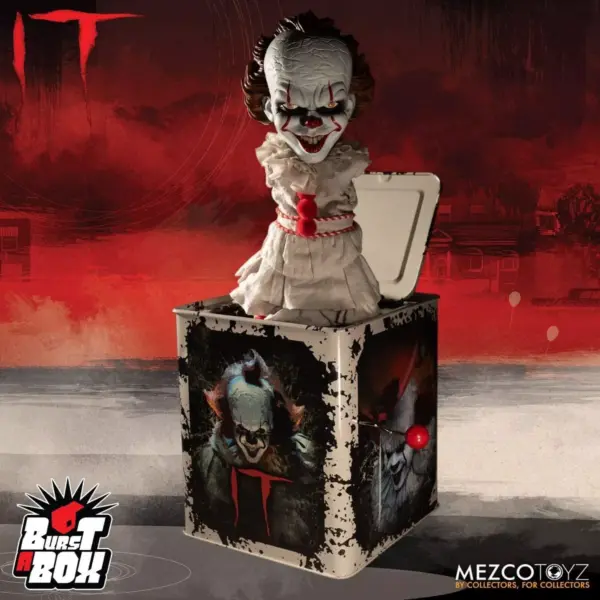 Mezco Toyz IT 2017 Pennywise Mezco Burst-A-Box