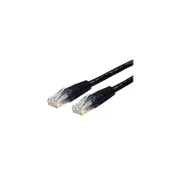 StarTech 25' Cat 6 Molded RJ-45 Male/Male Patch Cables C6PATCH25BK