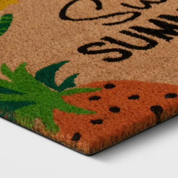 1'6"x2'6" 'Sweet Summertime' Fruit Doormat Natural - Sun Squad™