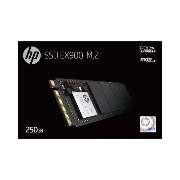 HP Solid State Hard Drive EX900, 250GB M.2 PCIe HPEX900250GB