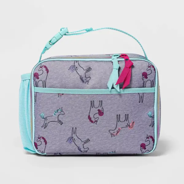 Kids' Lunch Tote Gray Unicorn - Cat & Jack™