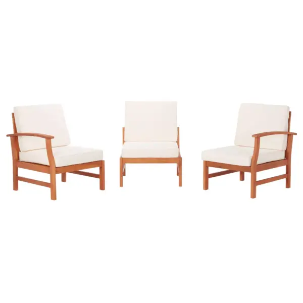 Parcer 4pc Living Set - Natural/Beige - Safavieh