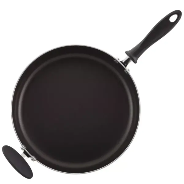 Farberware Reliance 6qt Covered Saute Pan with Helper Handle Black