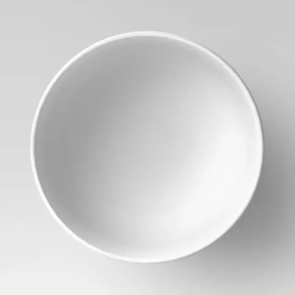 6" x 10" Ceramic Footed Bowl White - Project 62™