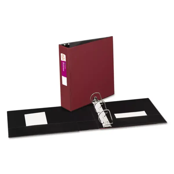 Avery Durable Binder with Slant Rings 11 x 8 1/2 3" Burgundy 27652