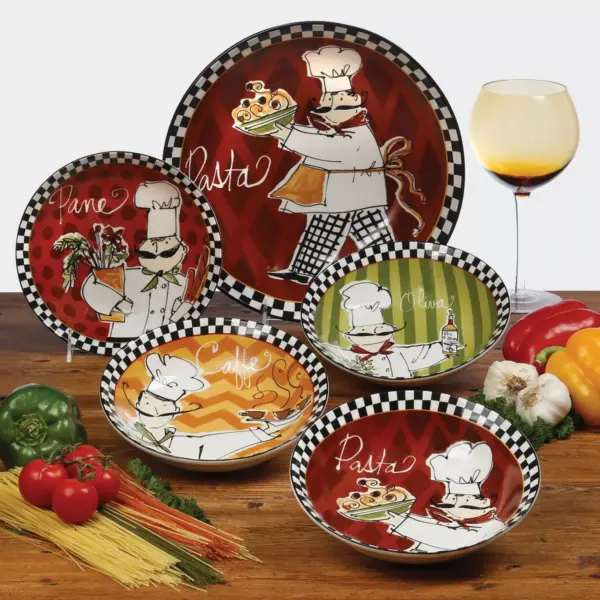 Certified International Bistro Chef 5pc Bowl Set