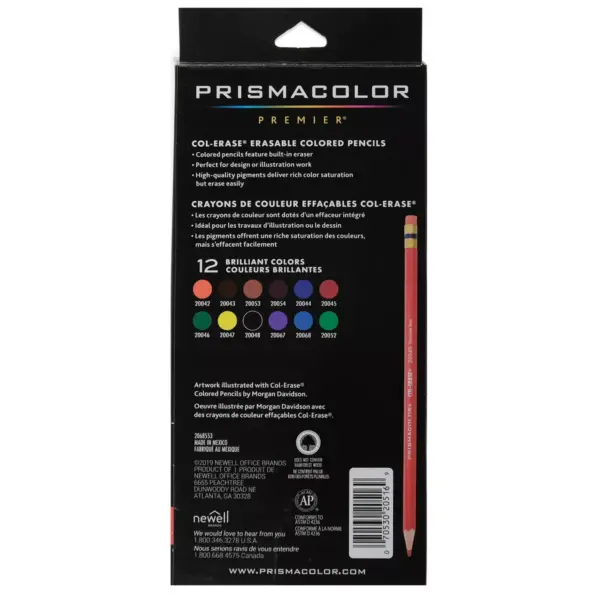 Prismacolor 12ct Col-Erase Colored Pencils