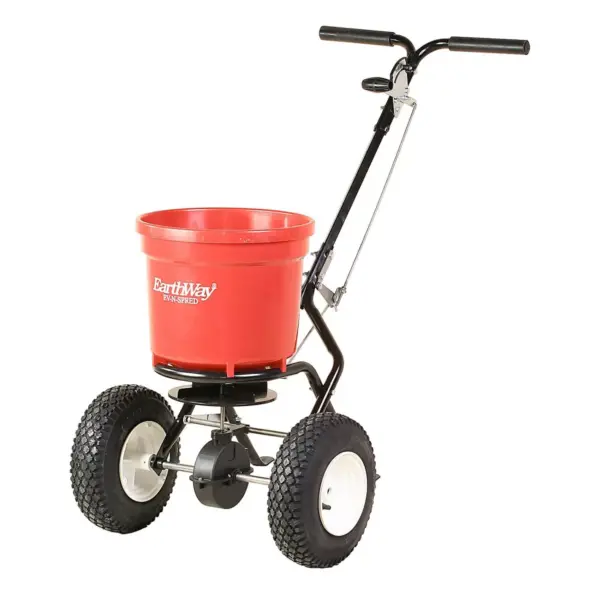 Earthway 2150 50lb Commercial Broadcast Walk-Behind Garden Seed Salt Spreader