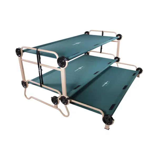 Disc-O-Bed Steel Framed Trundle Cot for XL or 2XL Disc-O-Bed Bunk Systems, Green