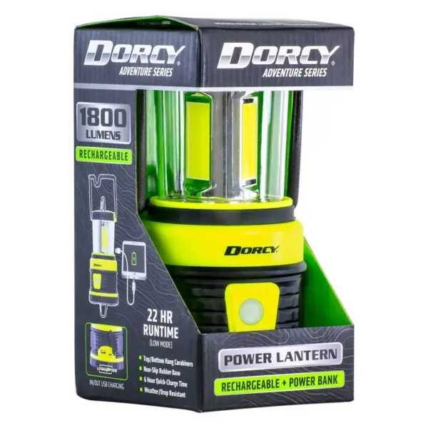 Dorcy 1800 Lumens LED Lantern with Power Bank