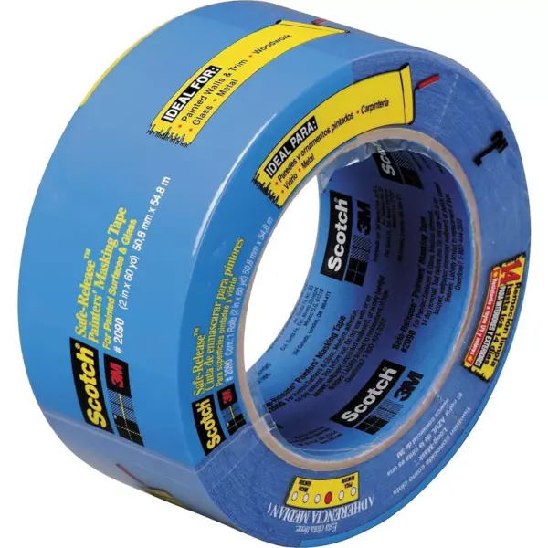 SI Products 2 x 60 yds. x 5 mil Masking Tape 2090, 12 Rolls 2090-48EC