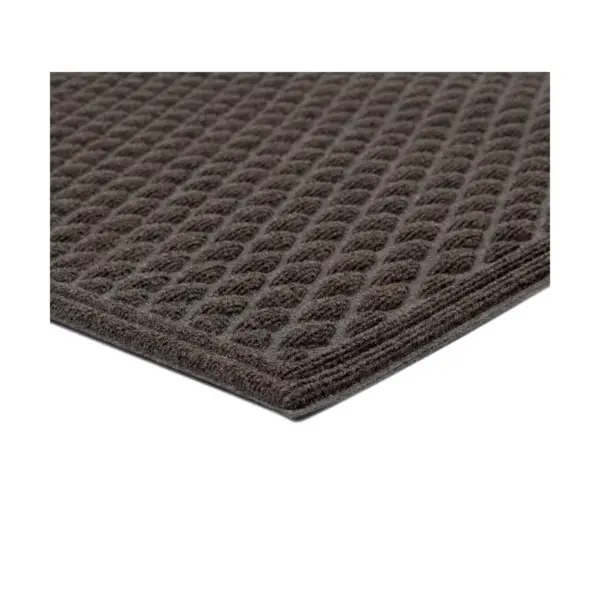 1'6"X2'6" Diamond Tufted Door Mat Dark Brown - Apache Mills