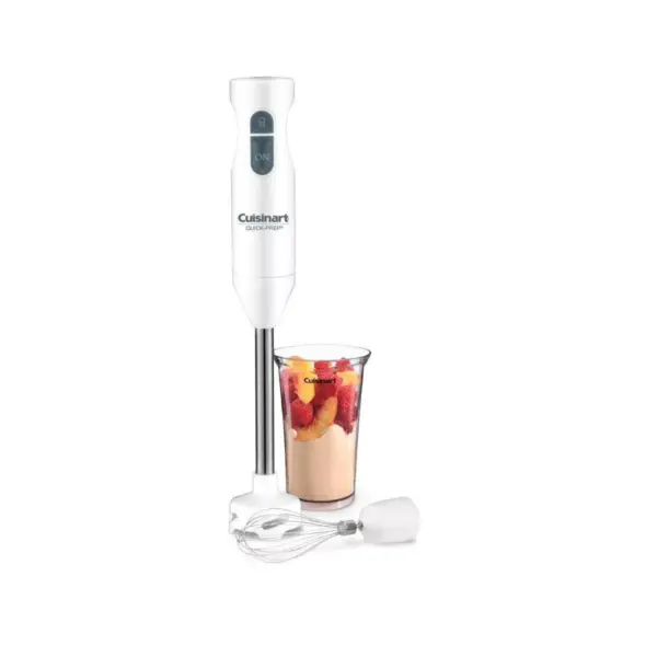 Cuisinart Smart Stick Single-Speed Hand Blender - White - CHB-60TG