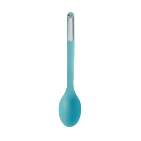 KitchenAid Silicone Solid Spoon Aqua Sky