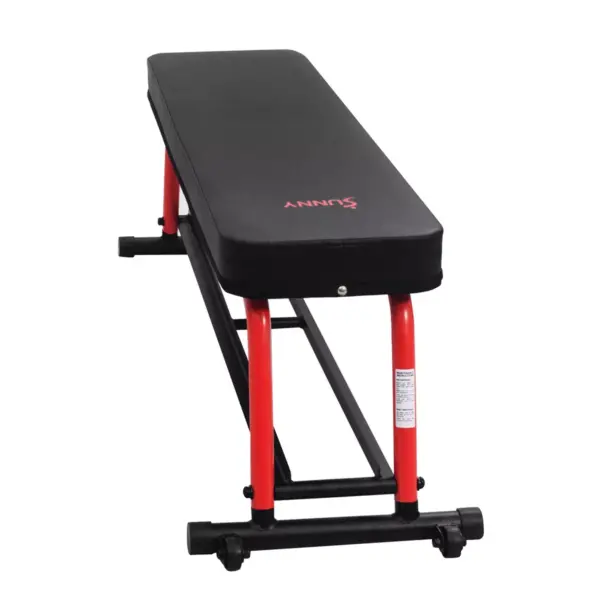 Sunny Health & Fitness Power Zone Strength Flat Bench