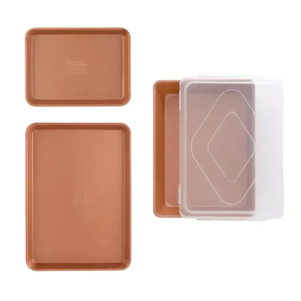 FamilyTraditions 4pc Copper Bakeware Set