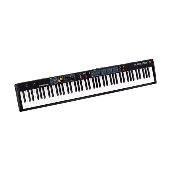 Studiologic Numa Compact 2x Semi-Weighted Keyboard with Aftertouch Black 88 Key