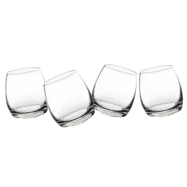 Cathy's Concepts Tipsy Whiskey Glasses 7oz - Set of 4