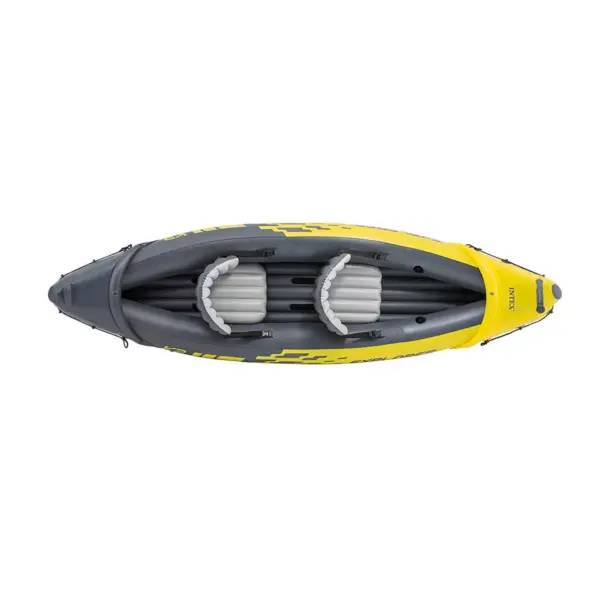 Intex 2-Person Inflatable Kayak w/ Oars & Air Pump & 4 Person Boat w/ Oars &Pump