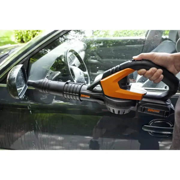 Worx WG545.1 WorxAIR Sweeper/Blower, 20V Li-ion (2.0Ah), 5hr Charger, 120 mph, 80cfm