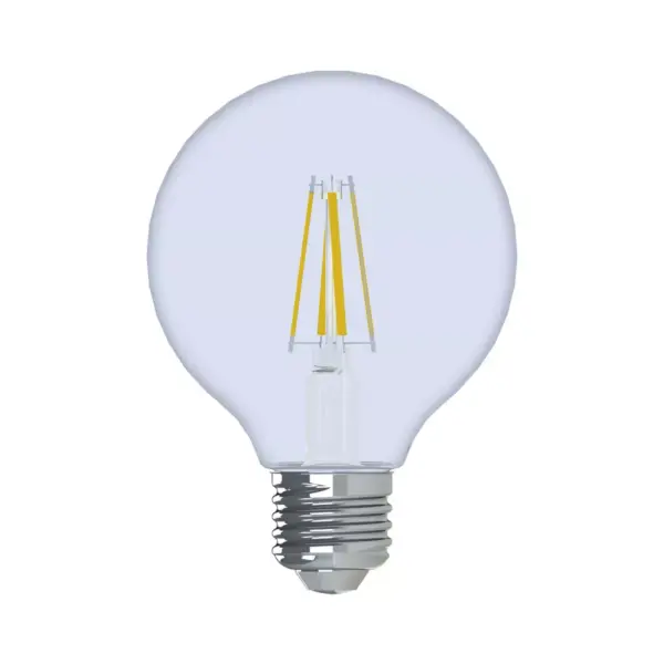 General Electric 2pk 60W Reveal G25 Clear LED Light Bulb White