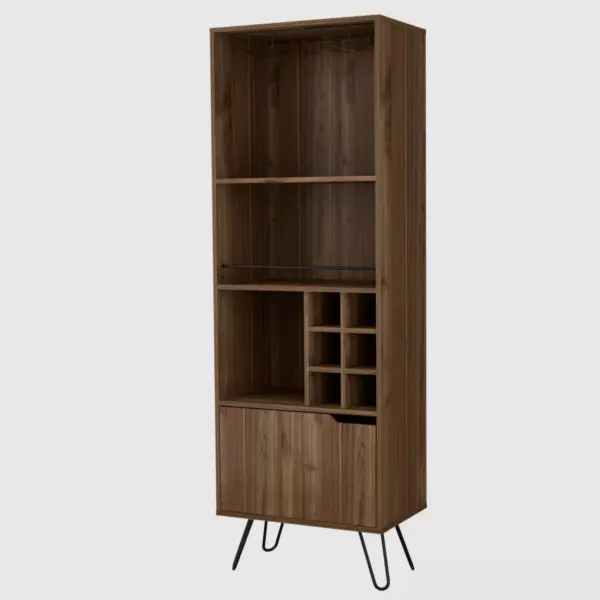 Aster High Bar Cabinet Mahogany - RST Brands