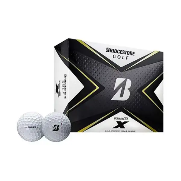 Bridgestone Tour B X Golf Balls with REACTIV Cover Technology, White (2 Dozen)