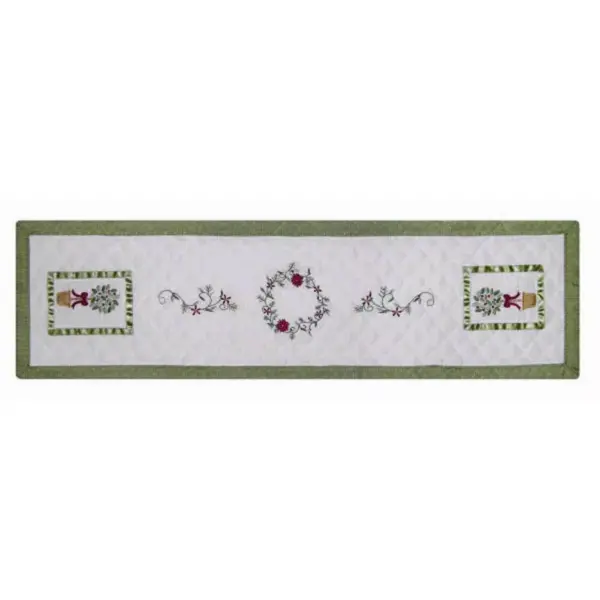 C&F Home 14" x 51" Christmas Topiary Runner