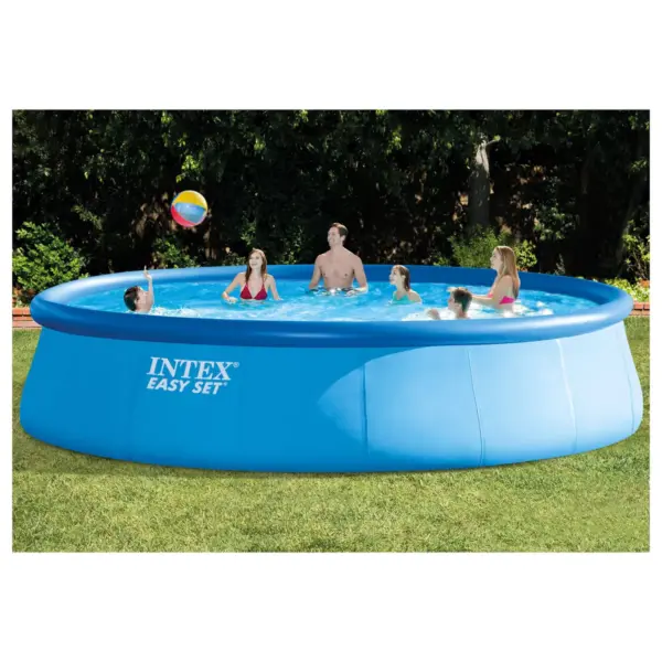 Intex 18' x 48" Round Above Ground Swimming Pool w/ 7" Chlorine Dispenser