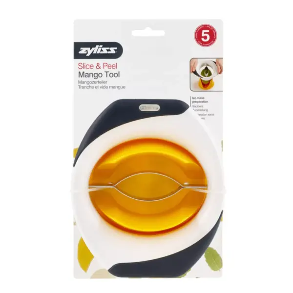 ZYLISS 3-in-1 Mango Slicer, Peeler and Pit Remover Tool