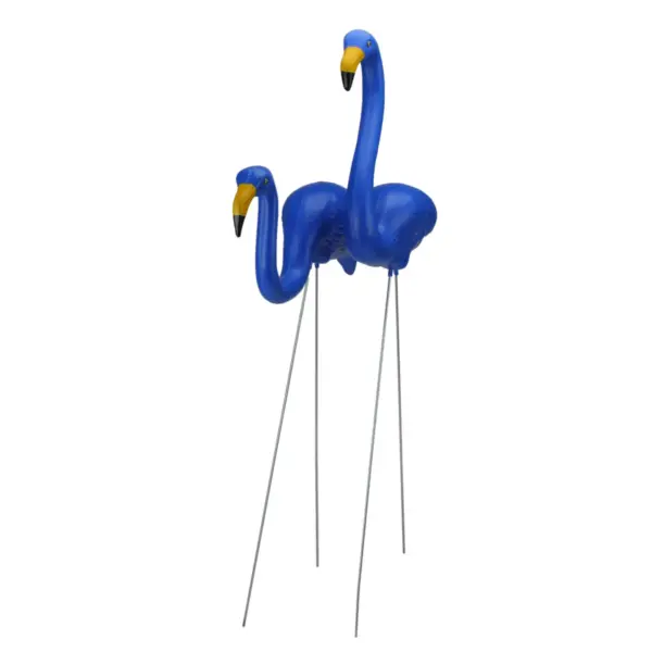 Northlight 2ct Tropical Flamingo Outdoor Garden Lawn Stakes 30" - Blue