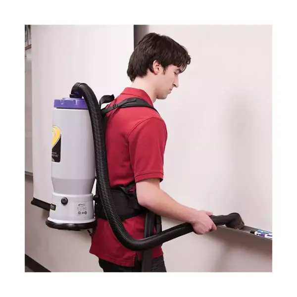 ProTeam 107118 QuarterVac 6 Quart Multifunctional Backpack Vacuum with Telescoping Wand Tool Kit, Various Attachments, and 50 Foot Extension Cord