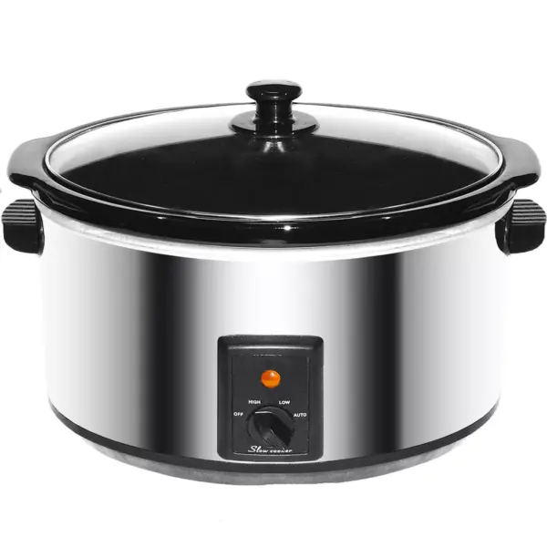 Brentwood 8.0 Quart Slow Cooker Stainless Steel