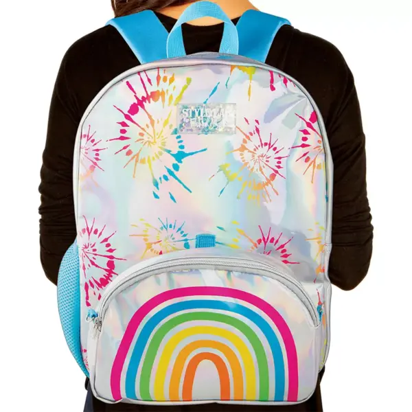 Fashion Angels Style.Lab by Fashion Angels Metallic Rainbow Backpack w/ Pop Off Crossbody Bag