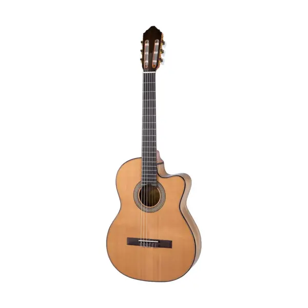 Lucero LC235SCE Acoustic-Electric Exotic Wood Classical Guitar Natural